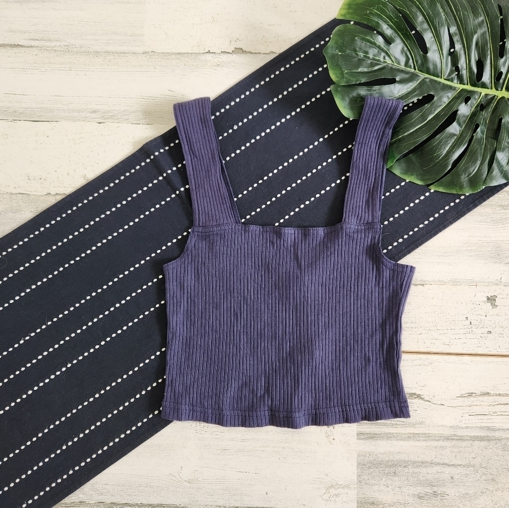 Adore Me Ribbed Cropped Tank Top NWT Size Medium